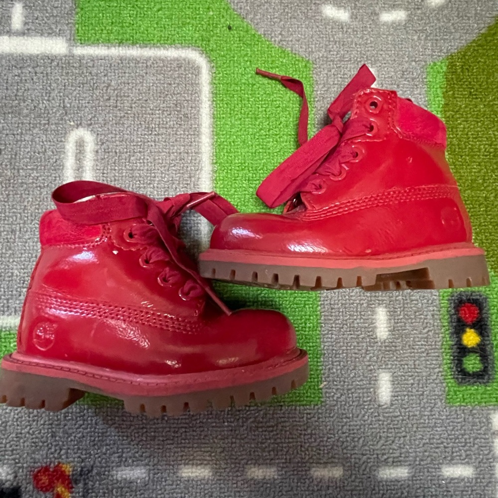 Gently Used toddler Timberland boots